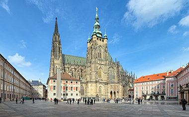 St Vitus Cathedral in Prague, Czech Republic